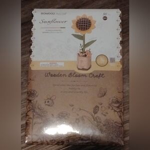 Sunflower Wooden Bloom Craft